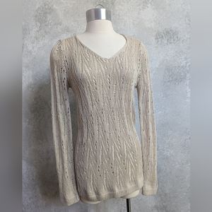 Blue Bird Tunic Sweater
